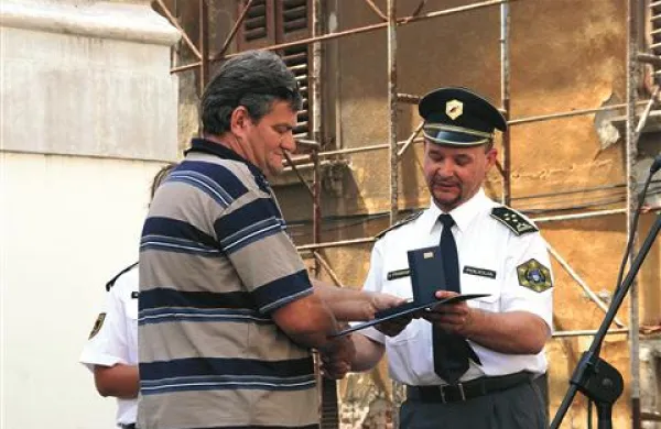 Denis Glavina je opazil roparja lucijske pošte