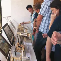 Razstava del bratov Antona in Iva Starčića iz Klane na Hrvaškem