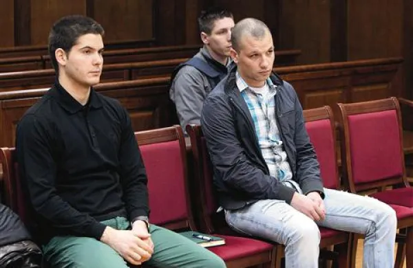 Mattia Zambetti (levo) in Eugenio Russo bosta še dolgo sedela v slovenskih zaporih