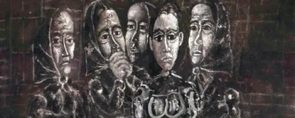 Gabrijel Stupica: Ob pogorišču II, iz cikla Upor 