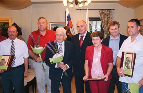 Nagrajenci ob županu