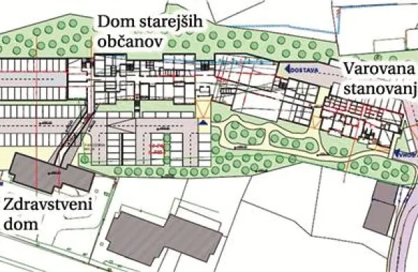 Načrt doma starejših občanov in varovanih stanovanj