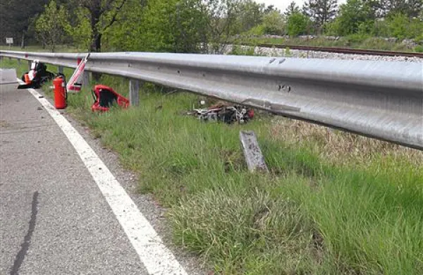 V južni Dalmaciji sta se smrtno ponesrečila slovenska motorista. Fotografija je simbolična