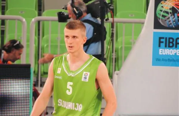 Idrijčan Luka Rupnik je včeraj dal Grkom 13 košev