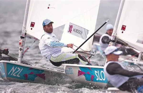 Karlo Hmeljak (v ospredju) ni povsem zadovoljen z olimpijskim nastopom