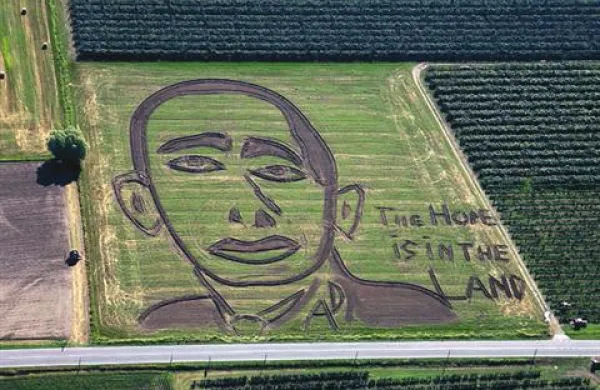 Barack Obama v izvedbi Daria Gambarina