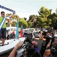 Žbogar &ldquo;zajadral&rdquo; po izolskih ulicah