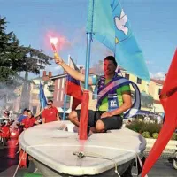 Žbogar &ldquo;zajadral&rdquo; po izolskih ulicah
