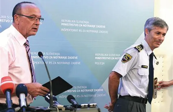 Janko Goršek (desno) je odstopil zaradi razhajanj z ministrom Vinkom Gorenakom