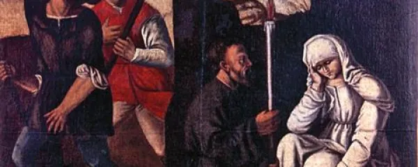 Upodobitev Marijinega čudežnega prikazanja, Francesco Valerio, 1520