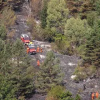 Ponoči manj&scaron;i požari na požari&scaron;čih pri Črnem Kalu in pri Obrovu