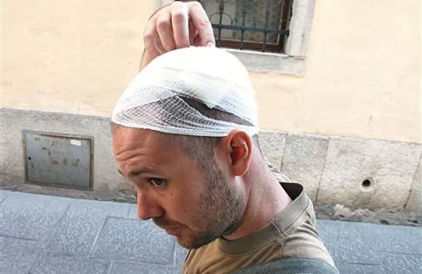 Jaka Šoba je kaos, ki dnevno vlada v Piranu, izkusil na lastni koži in glavi