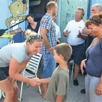 Sprejem za &Scaron;pelo Ponomarenko Janić