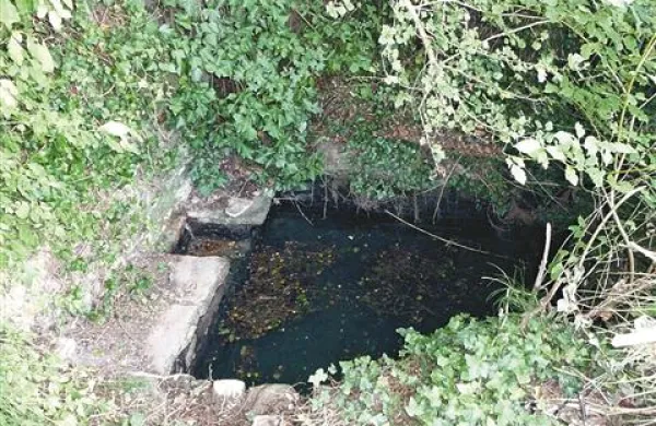 Več kot sto let staro vodno zajetje v Vanganelski dolini se je izkazalo za dobrodošlo pomoč pri zalivanju njiv