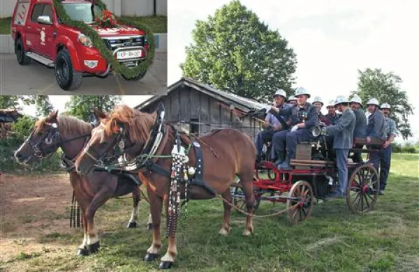 Na začetku poletja so kneški gasilci počastili častitljivih sto let gasilske brizgalne na konjsko vprego, ki jo v društvu ohranjajo že od leta 1912