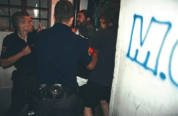Brecelj in Friškič sta se pred tremi leti uprla policistom na vratih koprskega MKSC