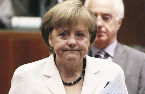 Nemška kanclerka Angela Merkel je vedno zanikala, da ima načrt b v primeru izstopa Grčije iz EU 
