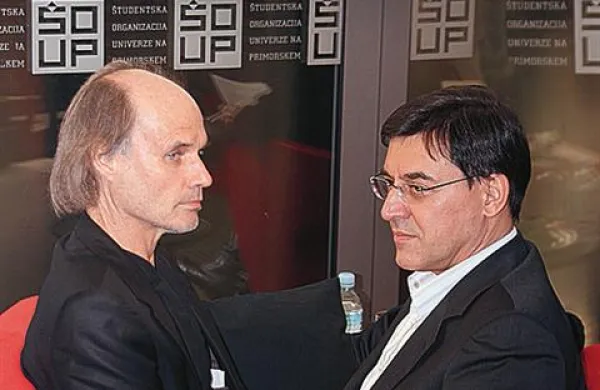 Rektor Univerze na Primorskem Dragan Marušič in direktor koprskega Znanstveno-raziskovalnega središča (ZRS) Darko Darovec