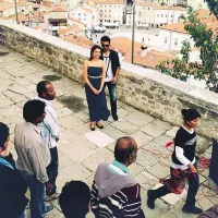 Bollywoodarji so včeraj snemali v Piranu