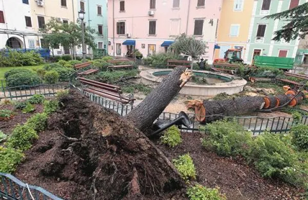 Neurje v Izoli: odkrite strehe in po&scaron;kodovana plovila