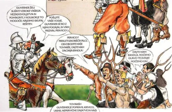 Tolminski punt v stripu goriškega avtorja  Remigia Gabellinija  