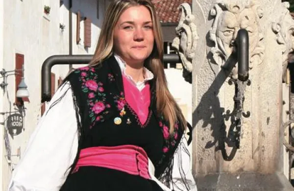 Predsednica rezijanske folklorne skupine Pamela Pielich