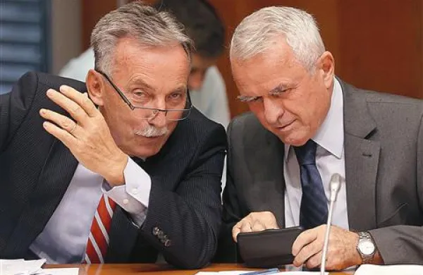 France Arhar (levo) in Marko Kranjec nista uspela prepričati koalicije 