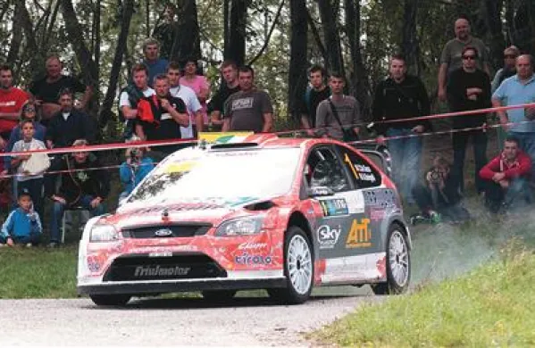 Zmagovalec  Rallya Nova Gorica: Claudio De Cecco (ford focus WRC)