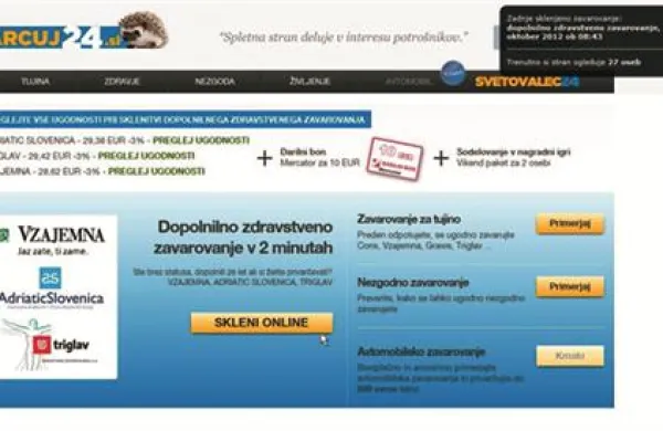 Podjetje Netprojekt na portalu varcuj24.si ponuja primerjavo različnih ponudb slovenskih zavarovalnic, ki uporabnikom omogoča boljši pregled nad razmeroma nepreglednim zavarovalniškim trgom