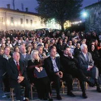 Odprtje šmarskega trga so pospremili številni domačini in gostje