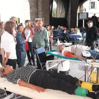 Zaradi zanimanja za brezplačne meritve ljudem ni bilo žal, da morajo tudi dlje počakati