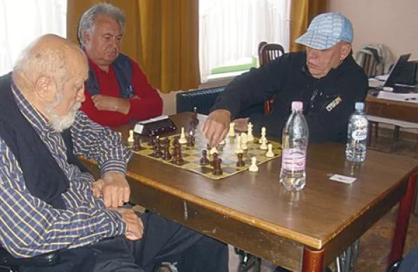 Vojko Gašperut (levo) in zmagovalec Franc Pinter