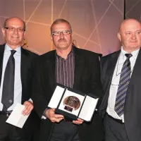 Sol d'Oro sta Borisu Jenku izročila Marino Giorgetti (levo) in Claudio Valente (desno)