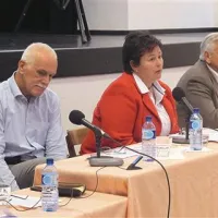 Zbor krajanov je vodil odvetnik Gregor Velkavrh (prvi z desne), ob njem Vlasta Vežnaver in Edmond Gašpar