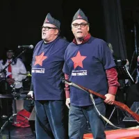 Program sta povezovala “večna borca” - Gojmir Lešnjak-Gojc in Boris Kobal