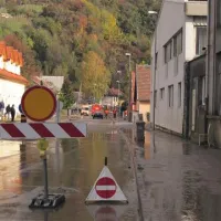 Posledice poplav v Melju v okolici Maribora