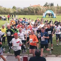 Prvi metri enajstkilometrske proge Martinovega teka