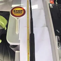 Na območju Fernetičev so našli teleskopski palici