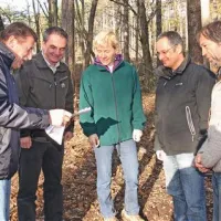 Ivan Dolenc, Boštjan Košiček, Branka Gasparič, Robert Brus in Edvin Drobnjak usklajujejo delo