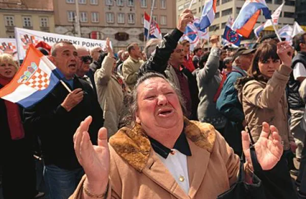 Generala Gotovina in Markač nagovorila množico