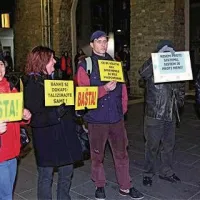 V Kopru okoli tristo protestnikov