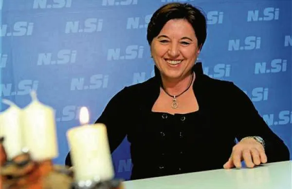 Edina kandidatka za vodenje NSi v prihodnjih dveh letih je aktualna predsednica Ljudmila Novak Foto: STA
