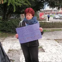 Protest tudi v Novi Gorici