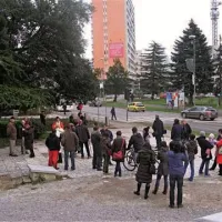 Protest tudi v Novi Gorici