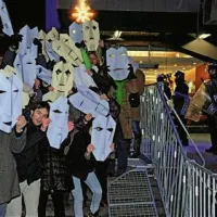 Protestival ob državni proslavi