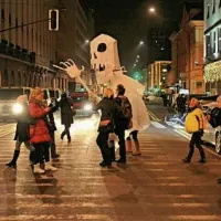 Protestival ob državni proslavi