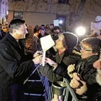 Protestival ob državni proslavi
