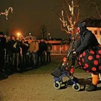 Protestival ob državni proslavi