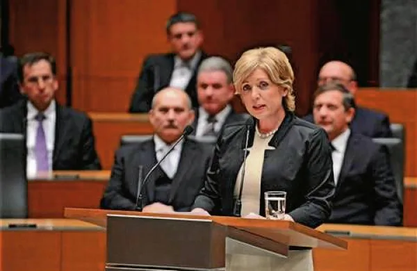 Podpredsednica DZ Romana Tomc.