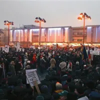 V Ljubljani se je zbralo kakih 7000 protestnikov